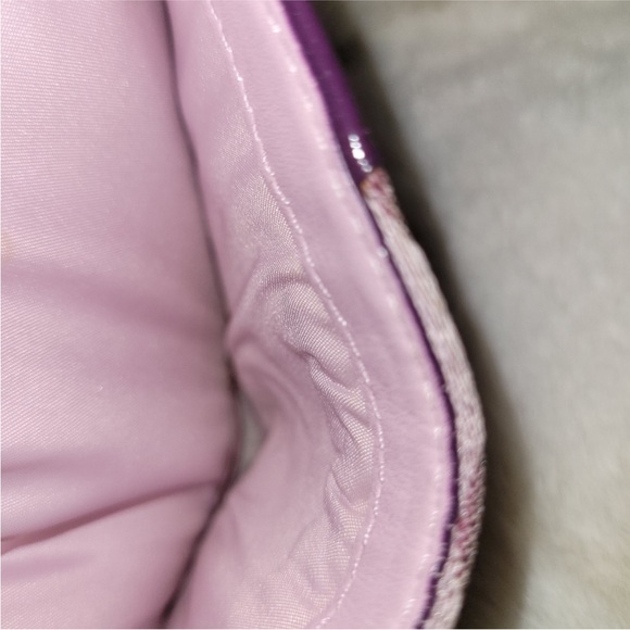 Coach Grammercy Pop Art Purple Mini Wallet - Picture 5 of 9